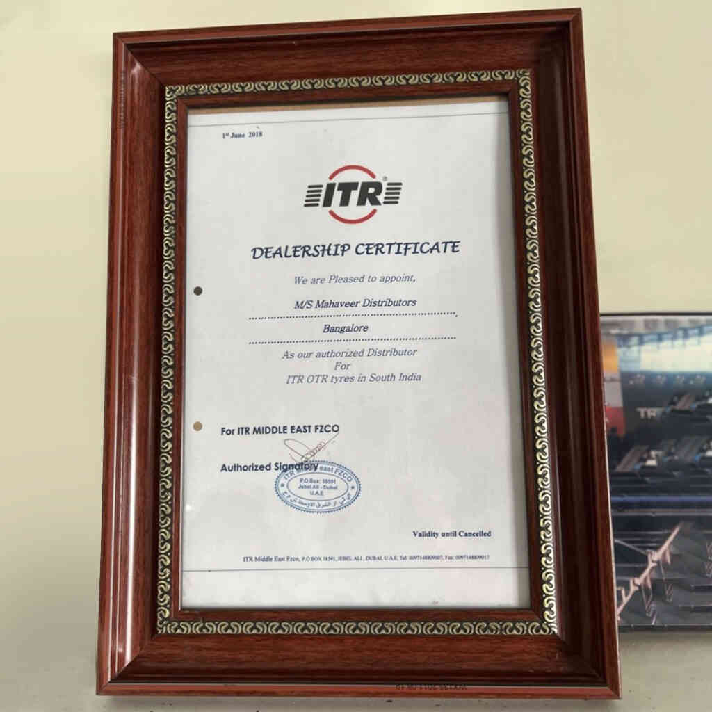 ITR Certificate